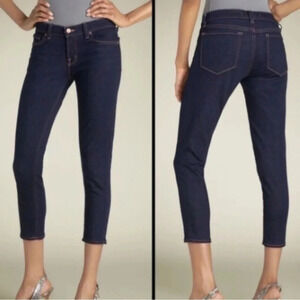 J Brand Starless crop skinny jeans with faux pockets & stretch size 28